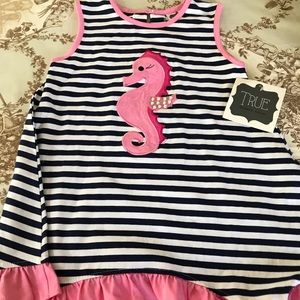 TRUE seahorse striped dress